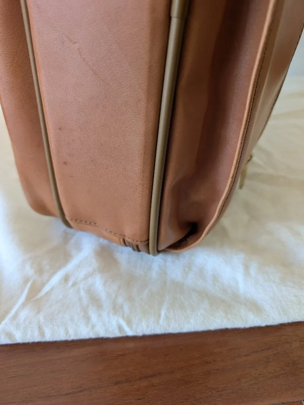 Hartmann Belting Leather Briefcase or Computer Case, Dual Compartment